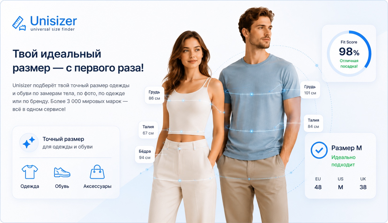 Unisizer — Ми робимо онлайн-шопінг точним і зручним